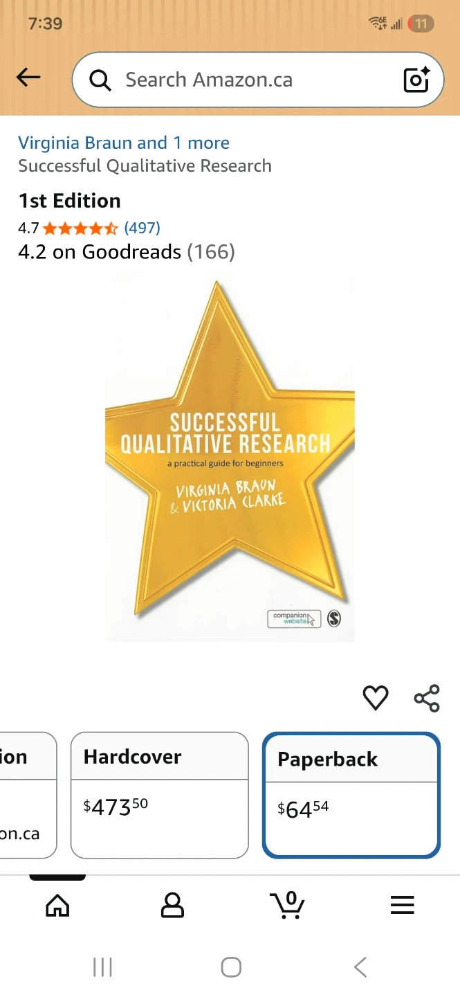 SUCCESSFUL QUALITATIVE RESEARCH  By VIRGINIA BRAUN &