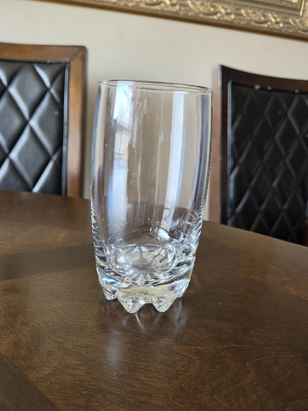 Set of 8 Clear Glass Tumblers