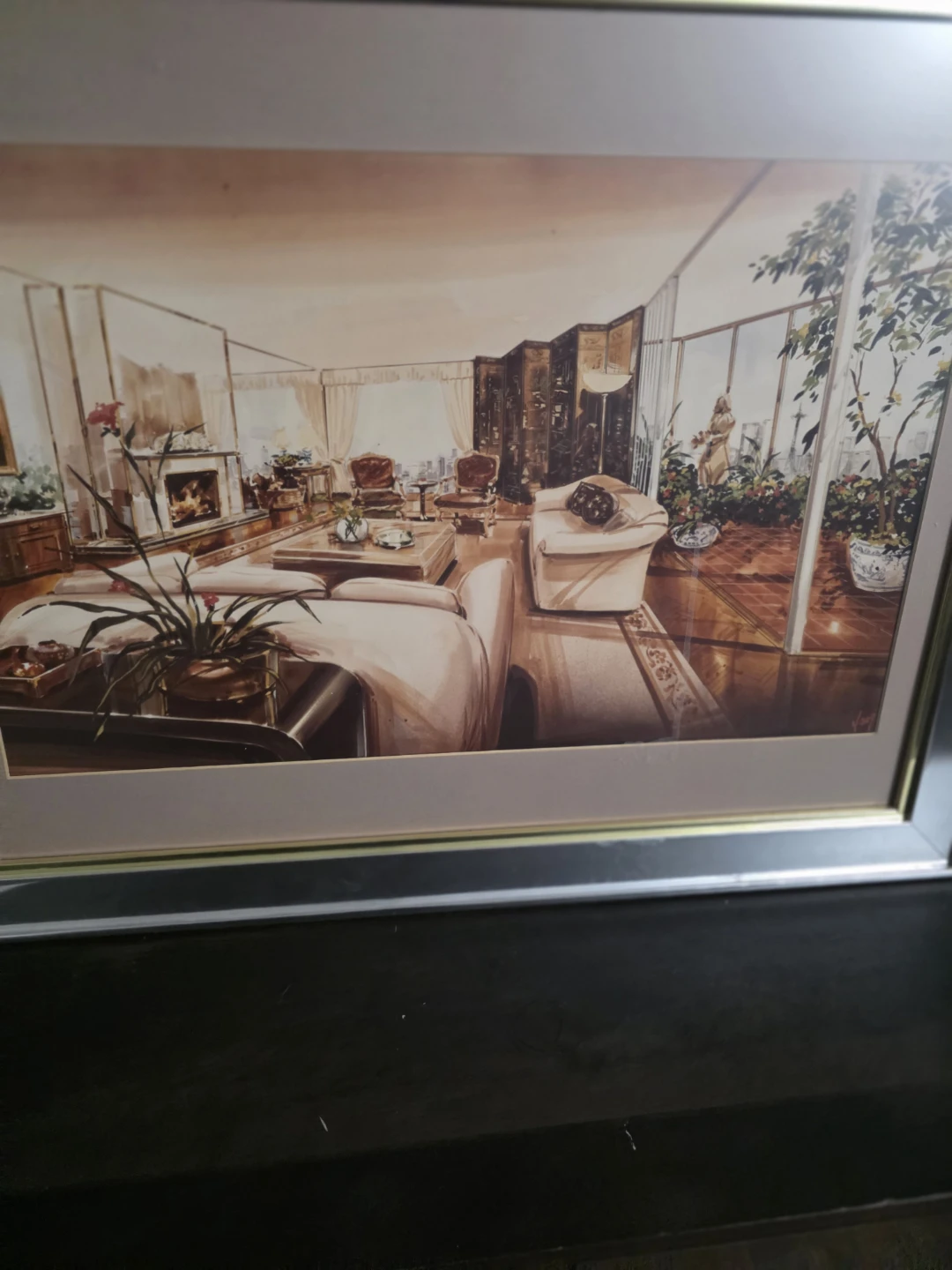 Framed Print of Luxurious Interior Scene - photo 4