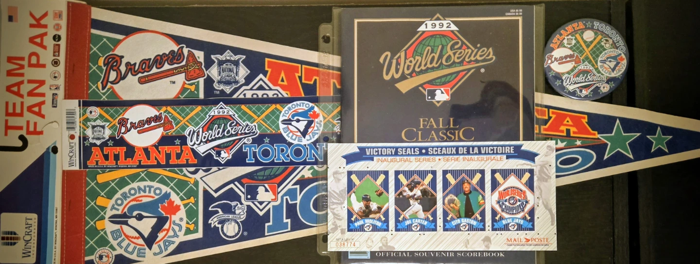 1992 Authentic World Series Championship Memorabilia - photo 3