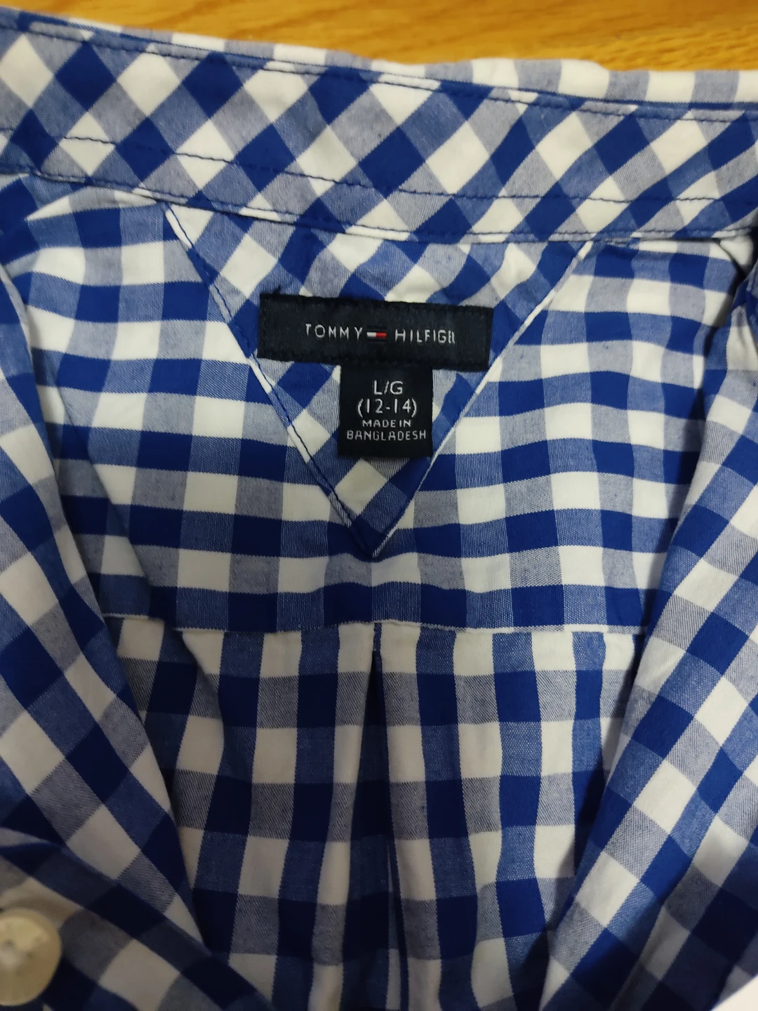 Tommy Hilfiger Blue Gingham Shirt - photo 2