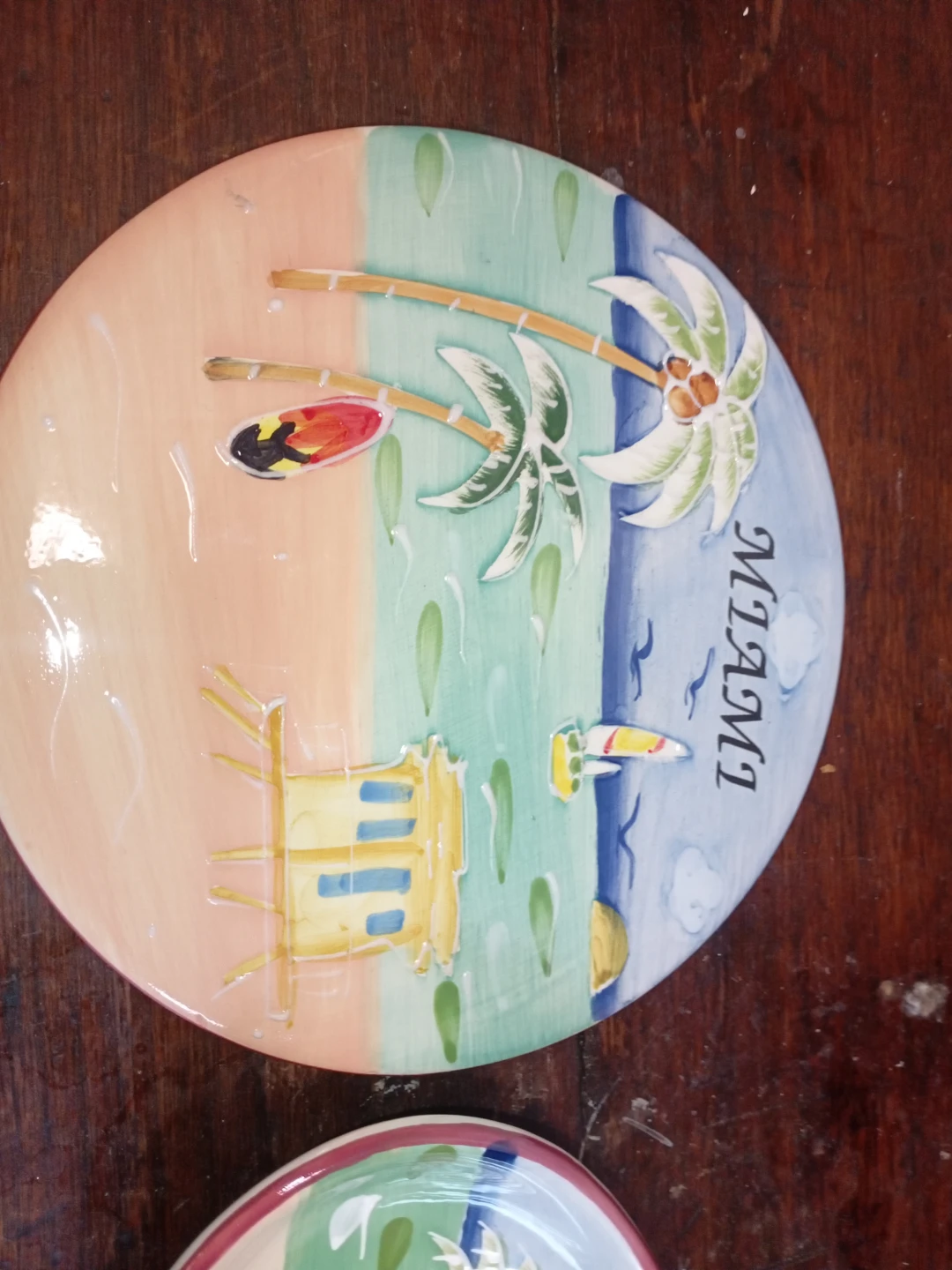 Spoon Rest and Trivet Set - Miami Beach Themed - photo 3