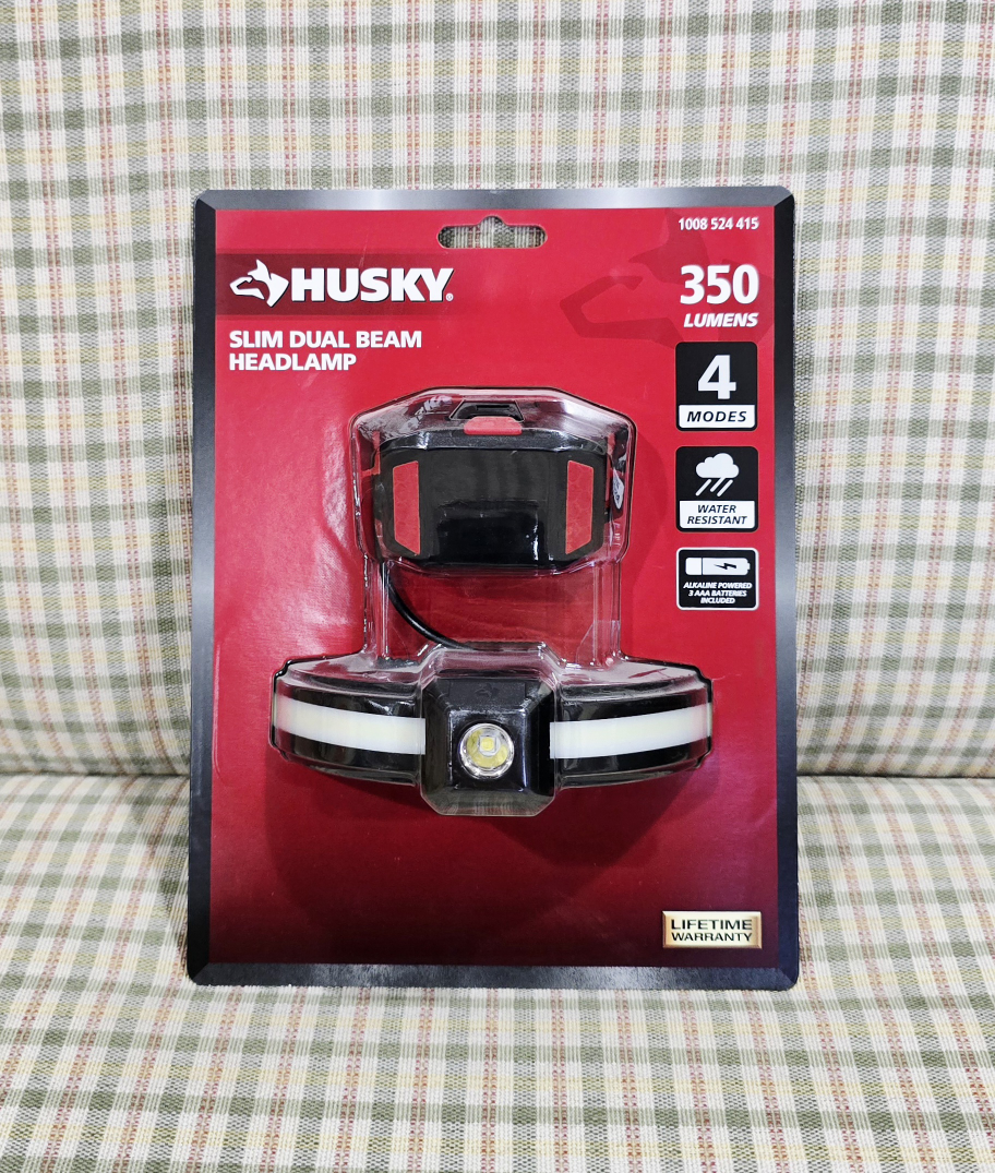 Husky Slim Dual Beam Headlamp [350 Lumens] - NEW!