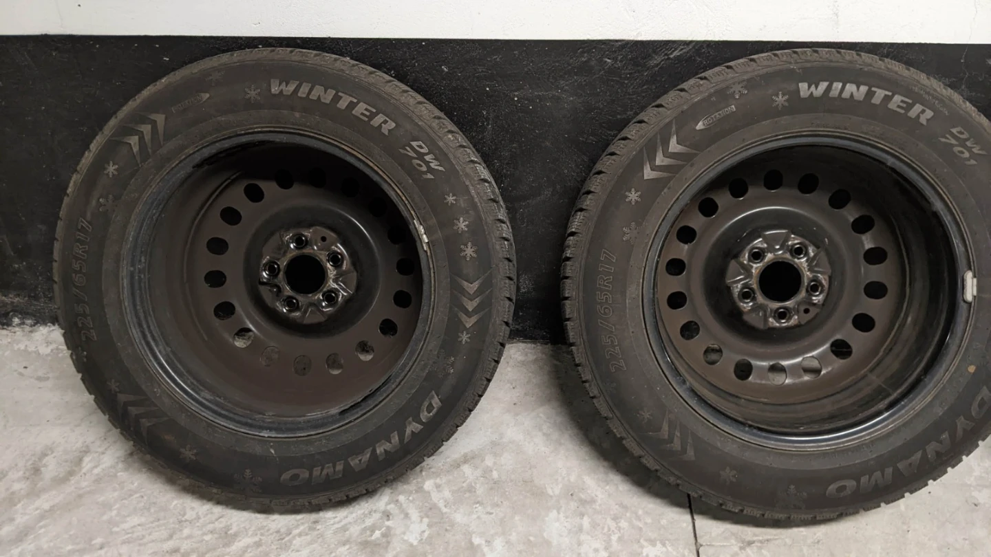 Dynamo Winter Tires on Rims - 225/65R17 - photo 4