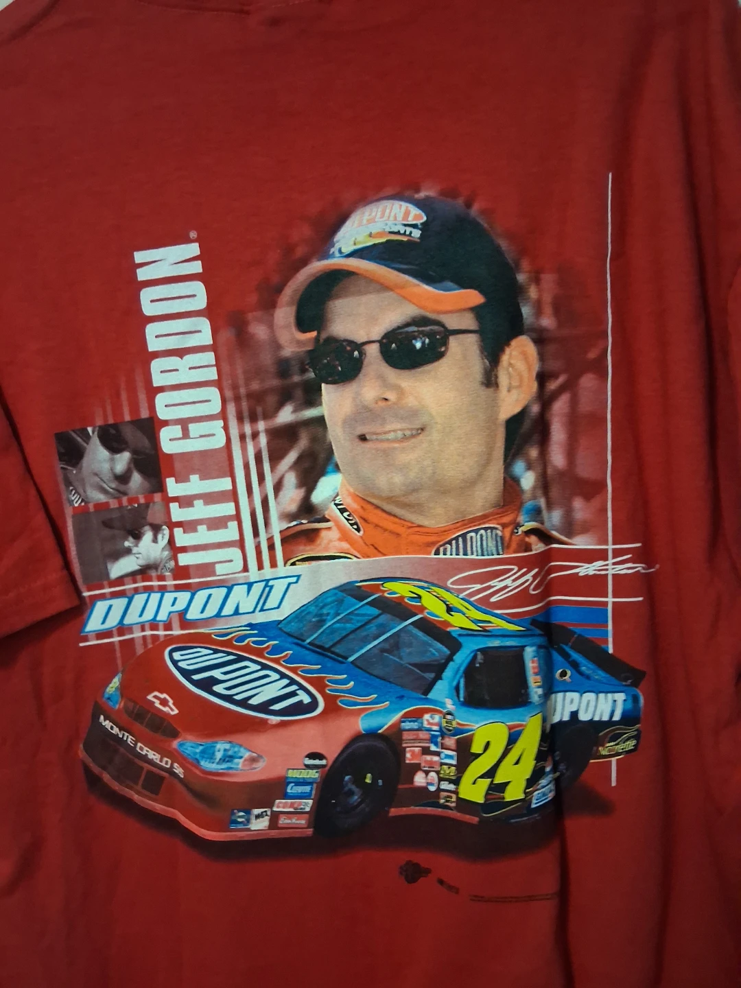 Jeff Gordon DuPont NASCAR T-Shirt - photo 3