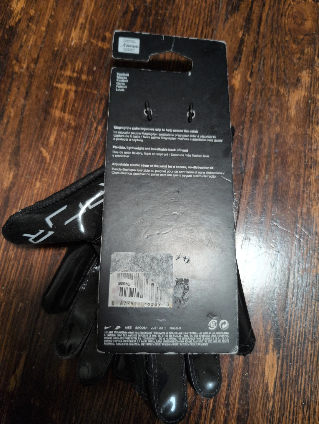 Nike Vapor Jet  Football Gloves Black M/M - photo 2