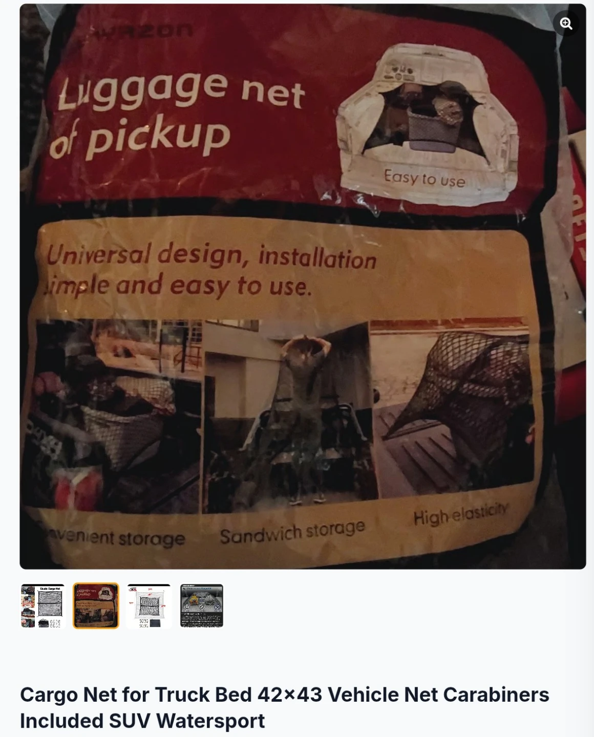 Senyazon Luggage Net for Pickup Truck Beds - photo 5
