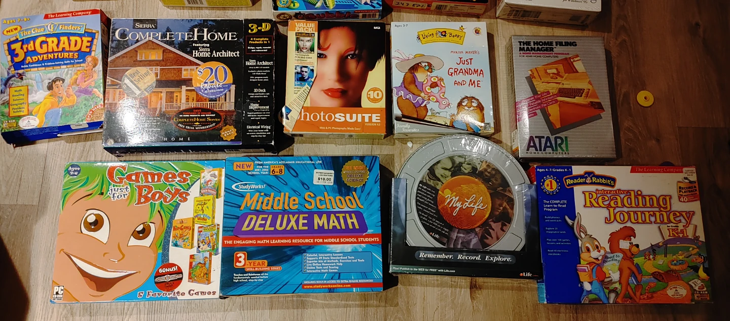 Edutainment and productive software lot