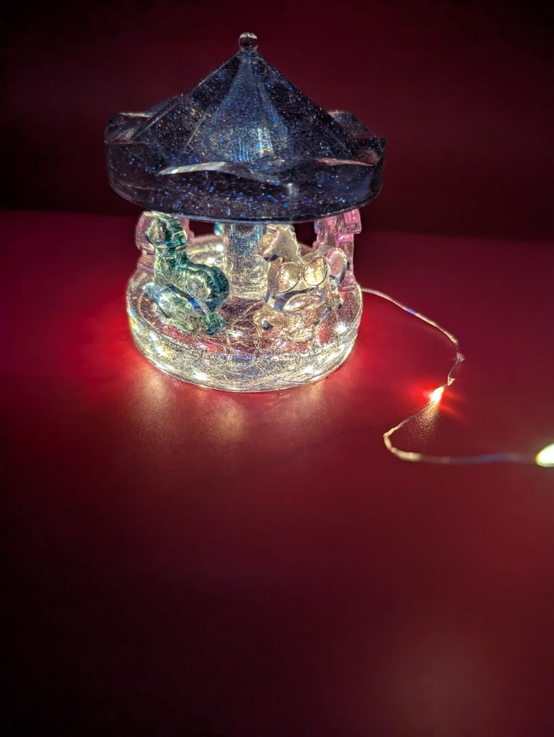 Carousel Decoration with Fairy Lights - photo 3