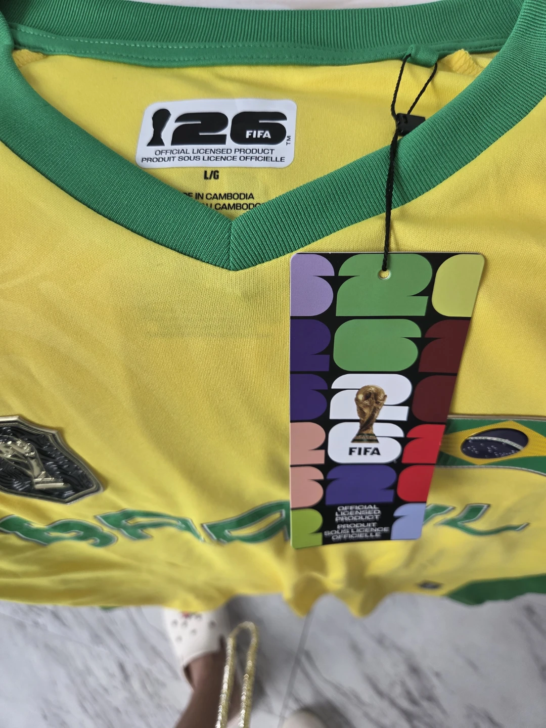 FIFA 2026 Brazil Soccer Jersey L/G - photo 5