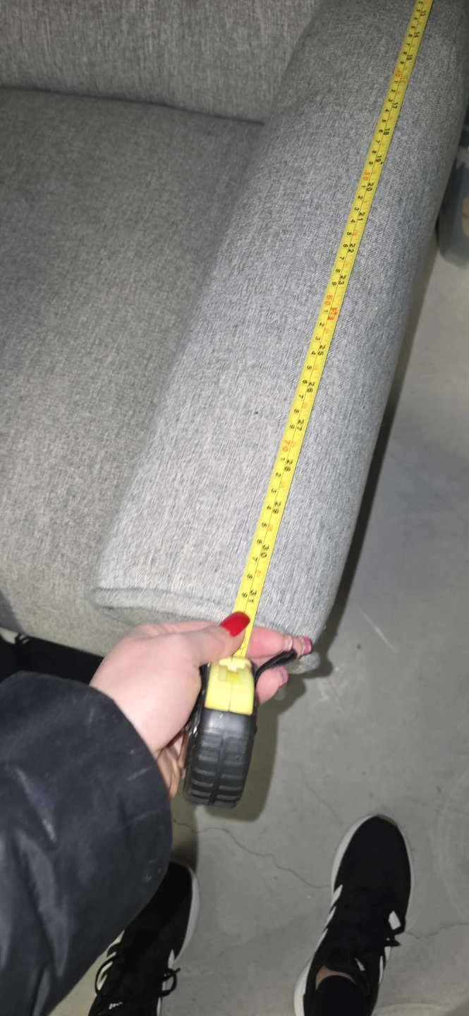 Grey Fabric Recliner Chair - photo 2