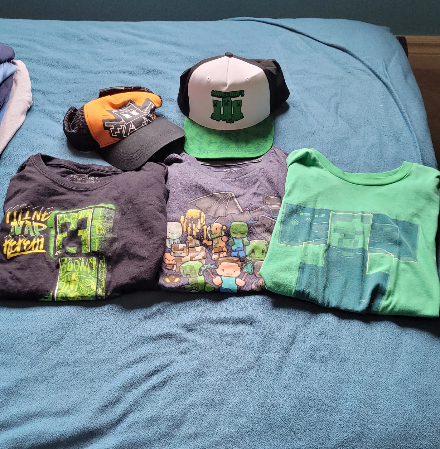 Minecraft T-Shirts and Hats Bundle