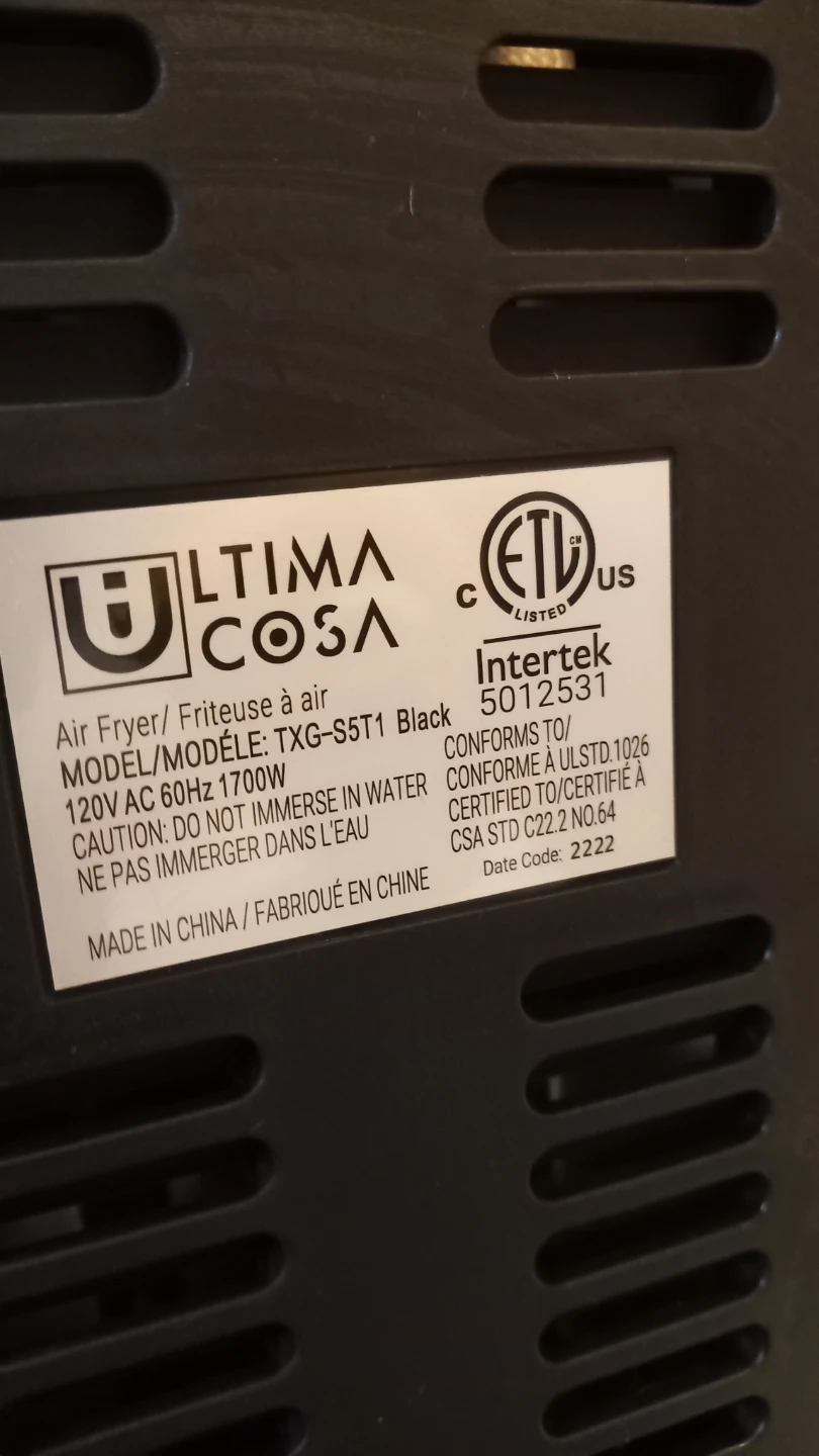 Ultima Cosa presto luxe Air Fryer - photo 2