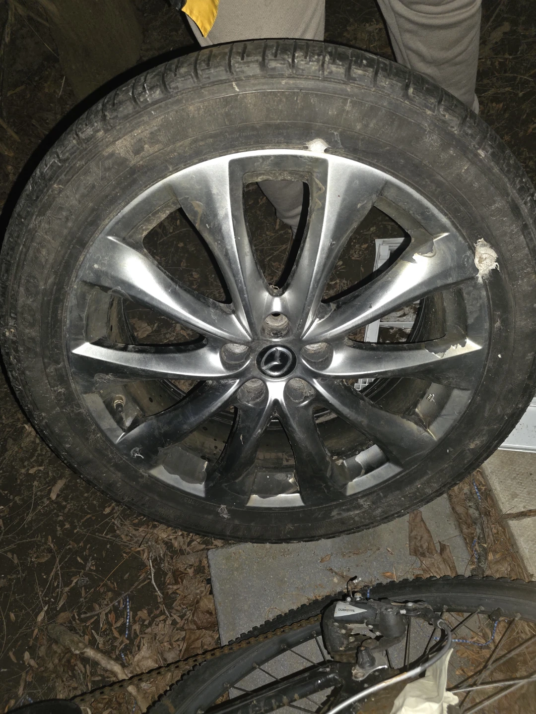 Used Tire and Rim Set