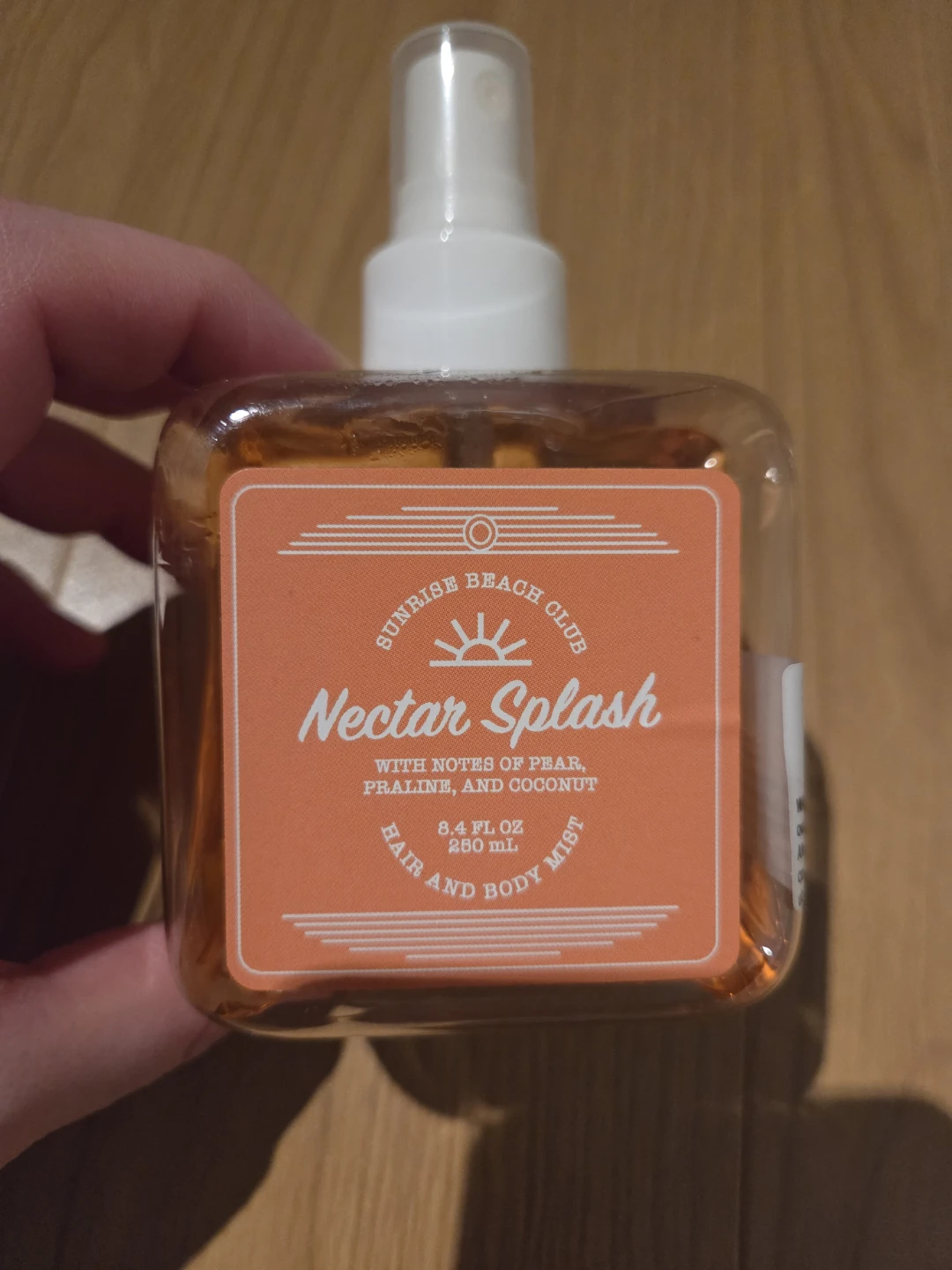 FREE Nectar splash hair and body mist 2/3 full