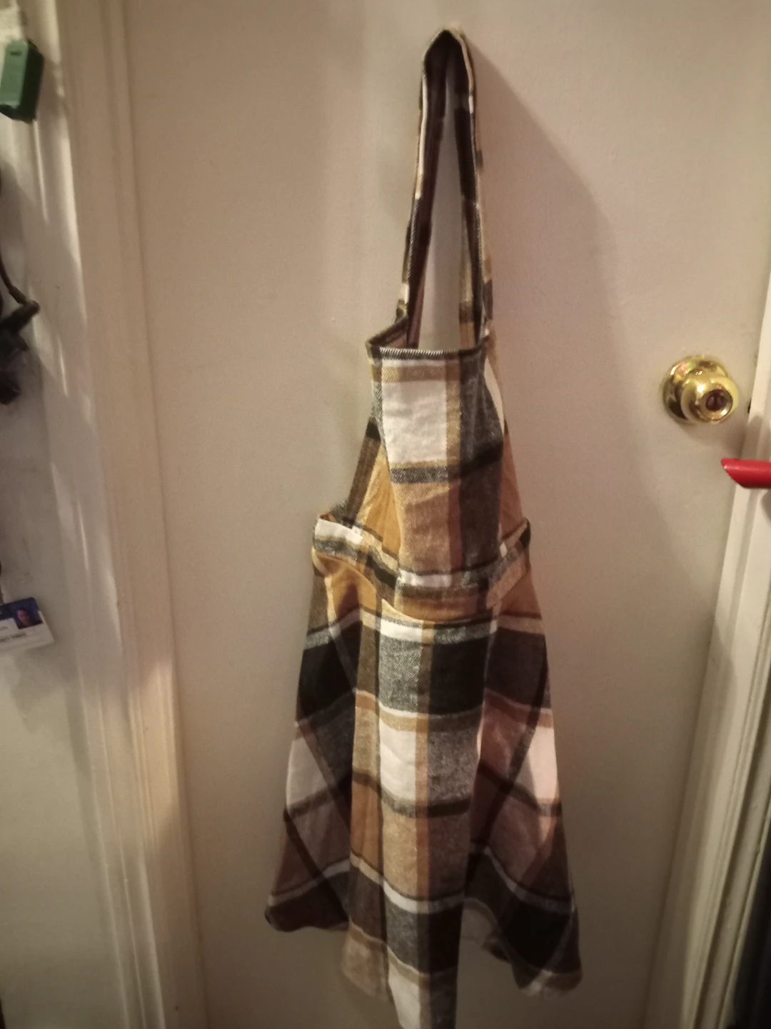 SHEIN Plaid Pinafore Dress XL