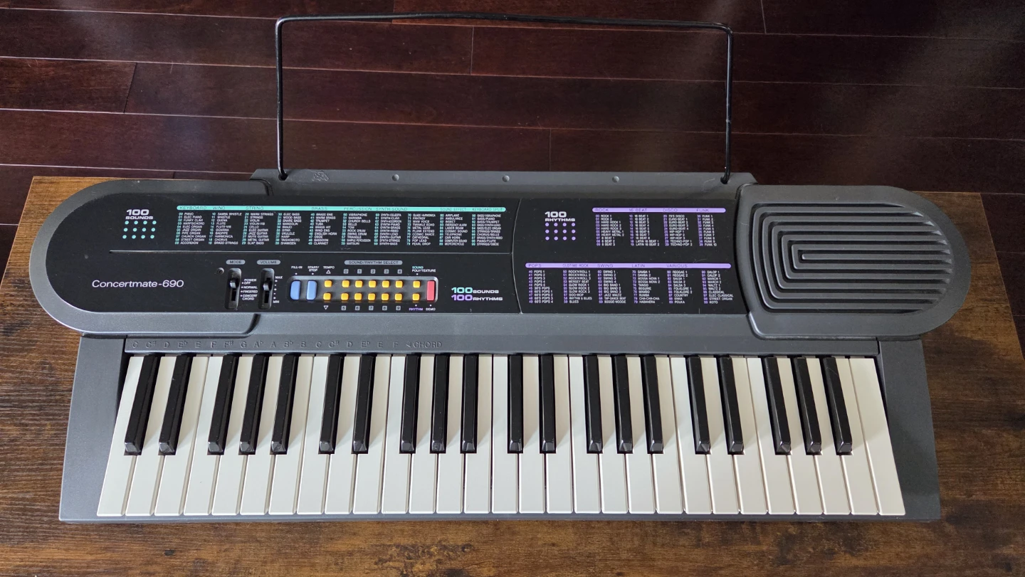 Radioshack Concertmate 690 Keyboard piano - photo 4