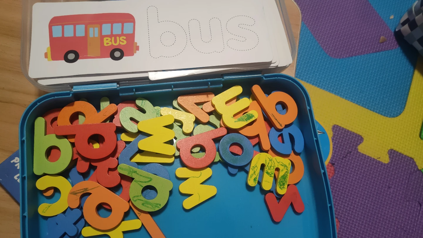Wooden Alphabet Letters Learning Toy - photo 2