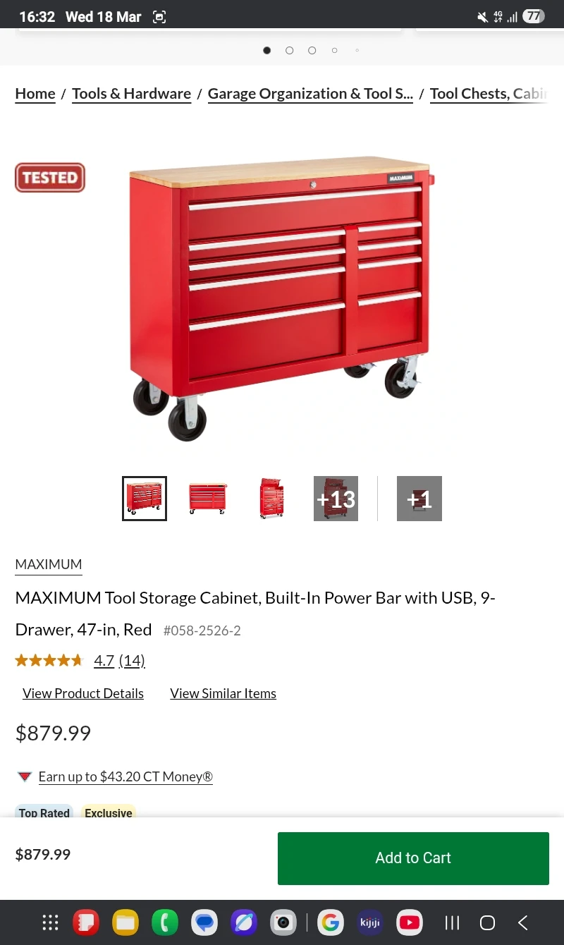 Red MAXIMUM 47" Tool Chest with Drawers - photo 5