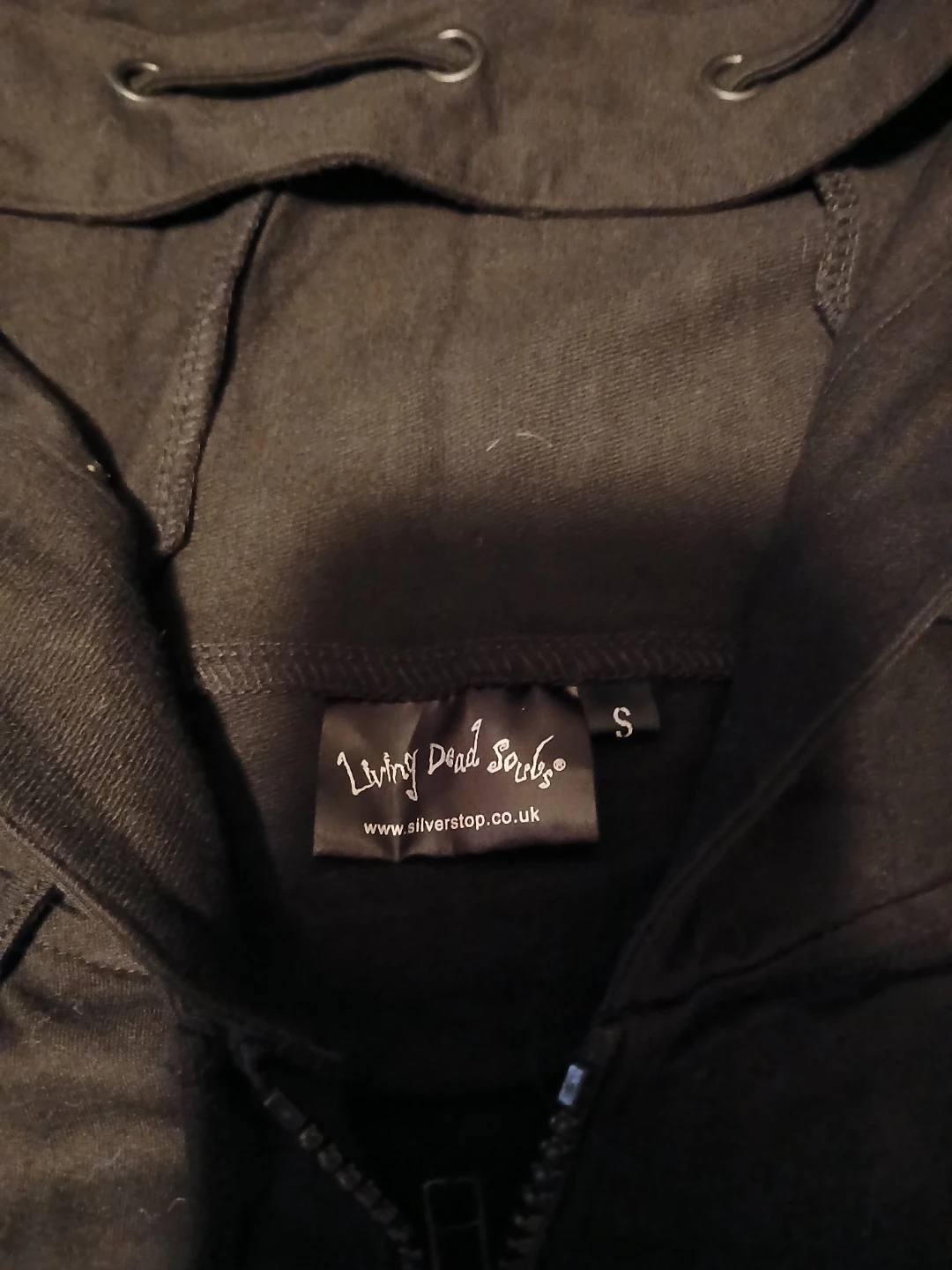 Living Dead Souls Black Skull Lace-Up Hoodie - photo 4