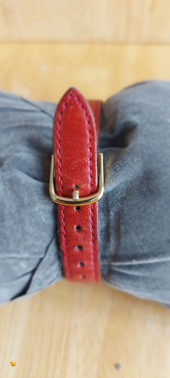 Lorus Mickey Mouse Watch with Red Leather Strap - photo 3