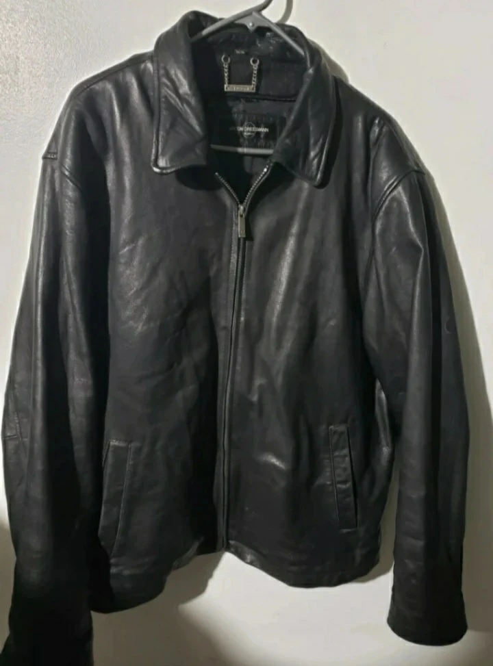 Vroom Dreesmann Leather Jacket - Black, Size M/M