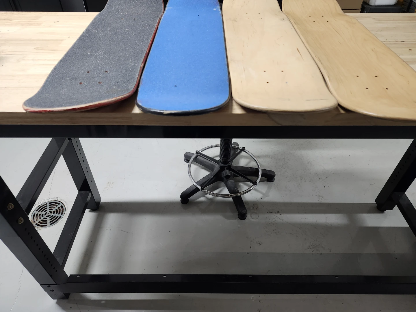 Four Skateboard Decks