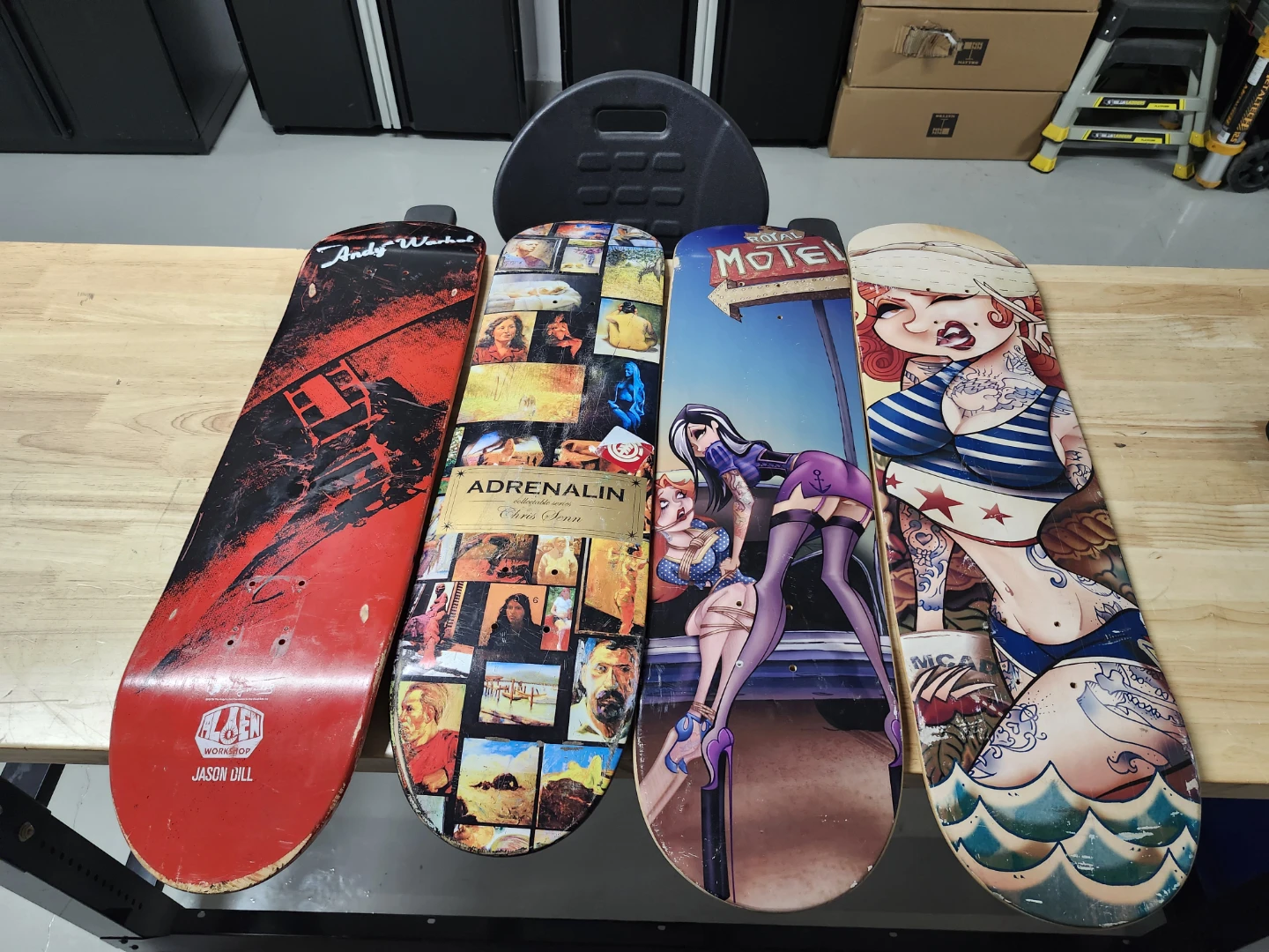 Four Skateboard Decks - photo 5