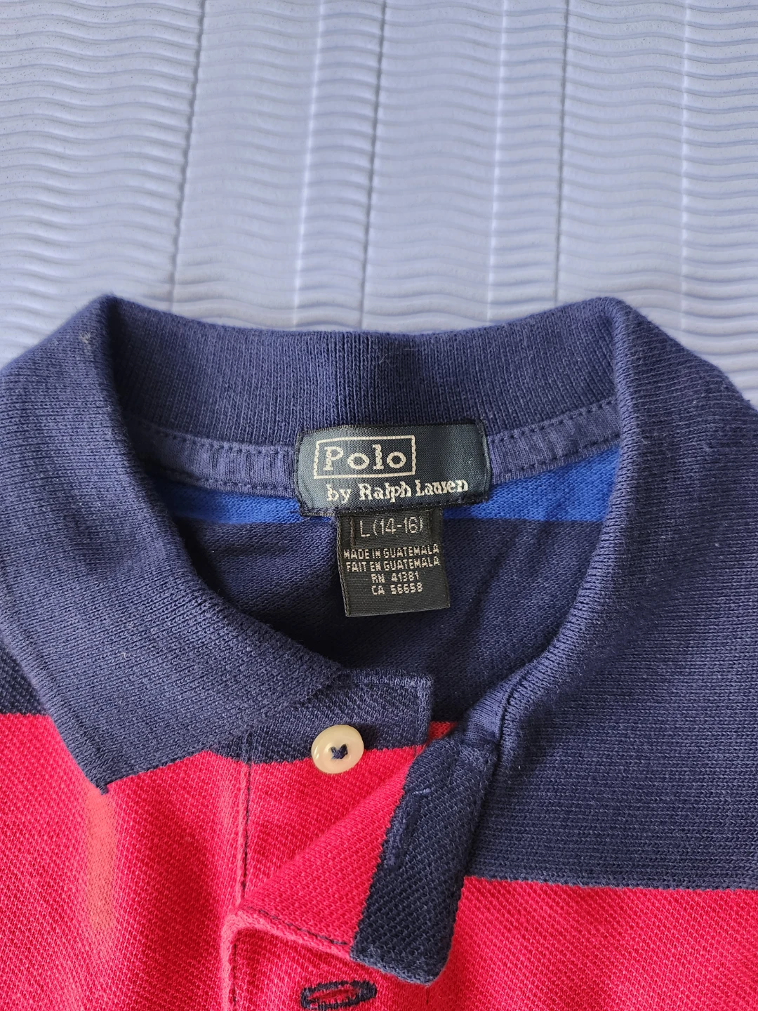 Polo by Ralph Lauren Striped Polo Shirt L (14-16) - photo 2