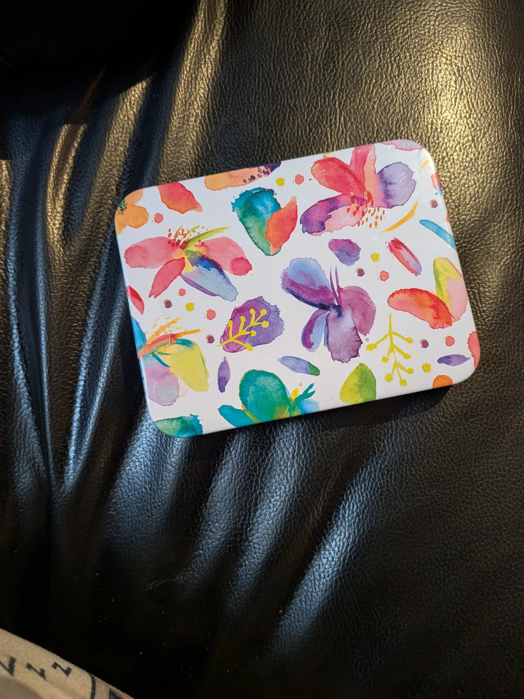 Floral Print Small Tin Box - photo 2