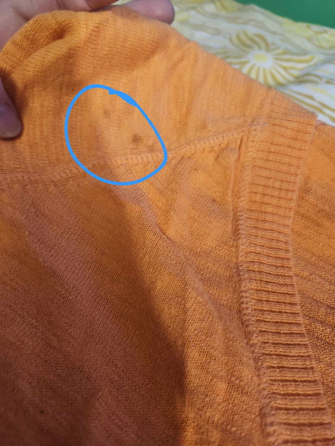 🧡 Bright orange short sleeve cardigan - photo 5
