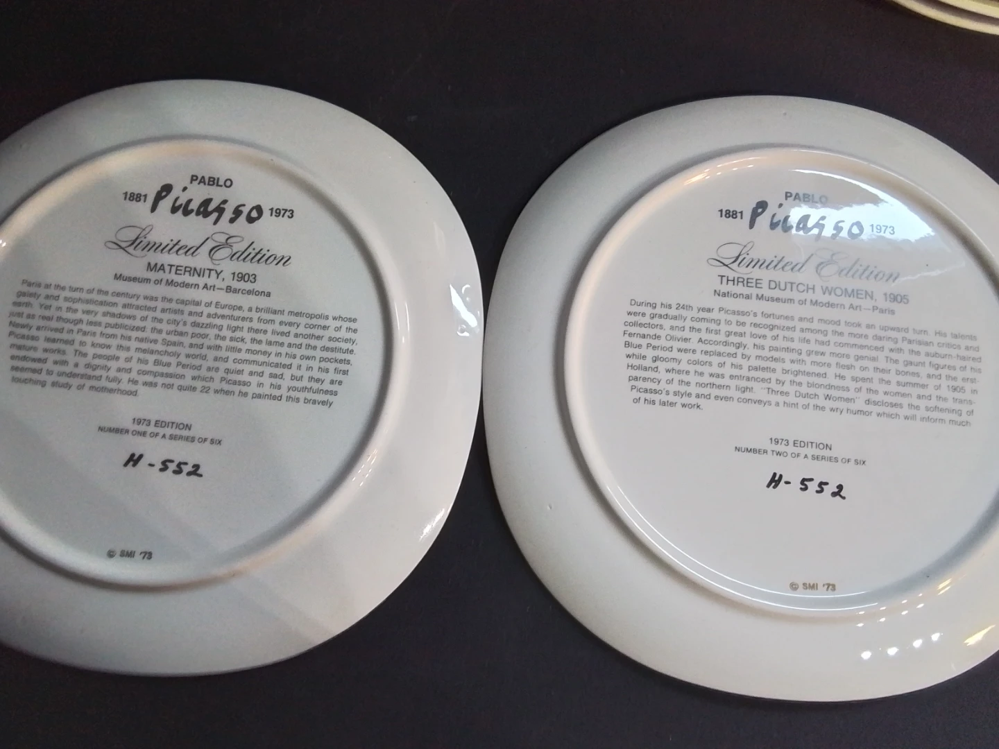Collection of 6 Pablo Picasso Limited Edition Plates - photo 3