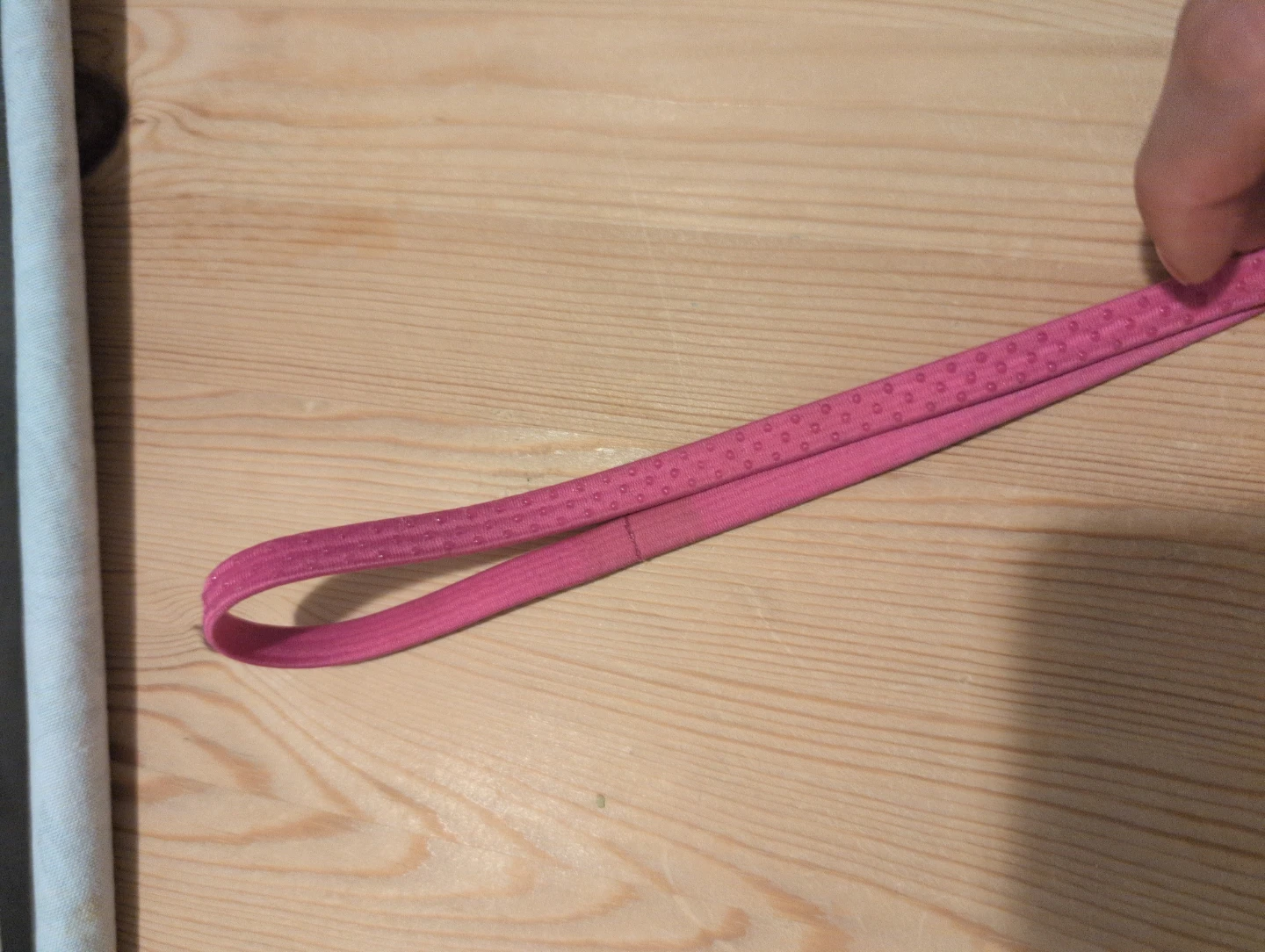 Pink Athletic Headband with Grips