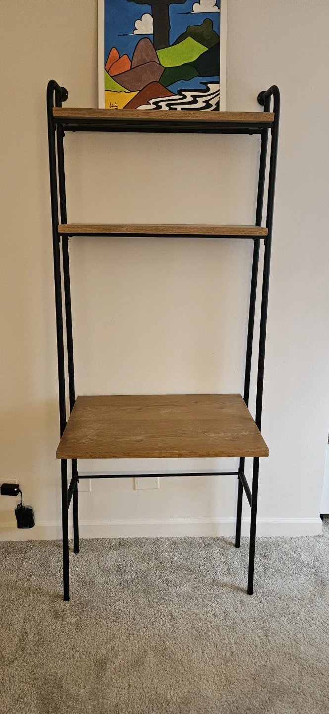 Ladder Desk with Shelves - photo 2