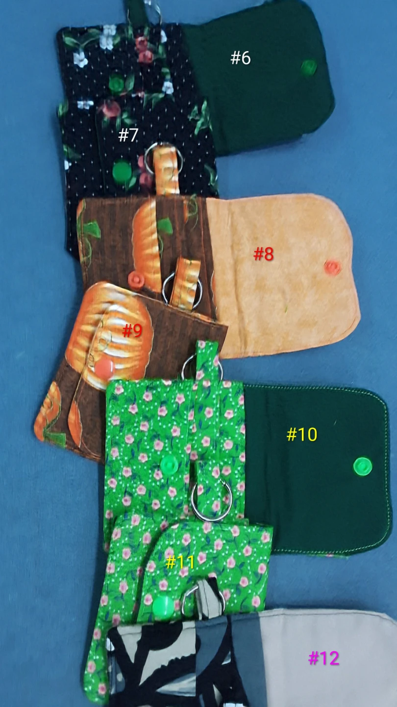 Handmade Fabric Card Holders