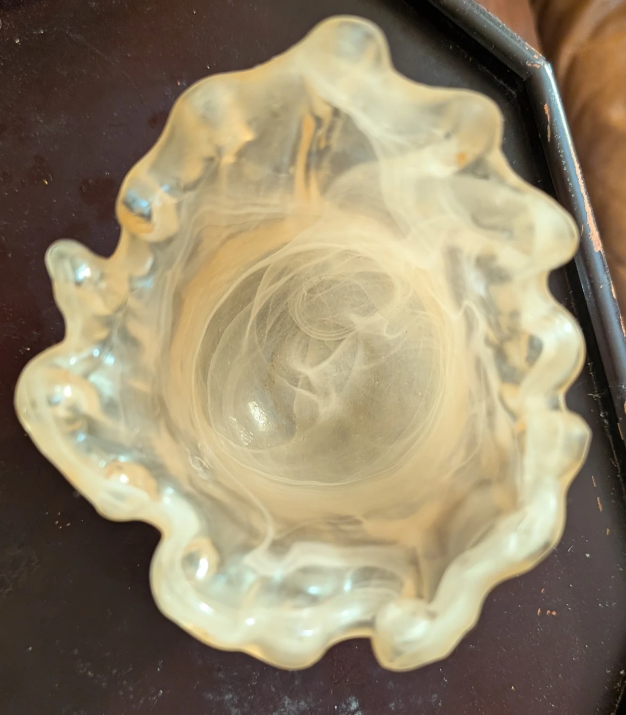 Swirled Glass Trinket Dish - photo 3