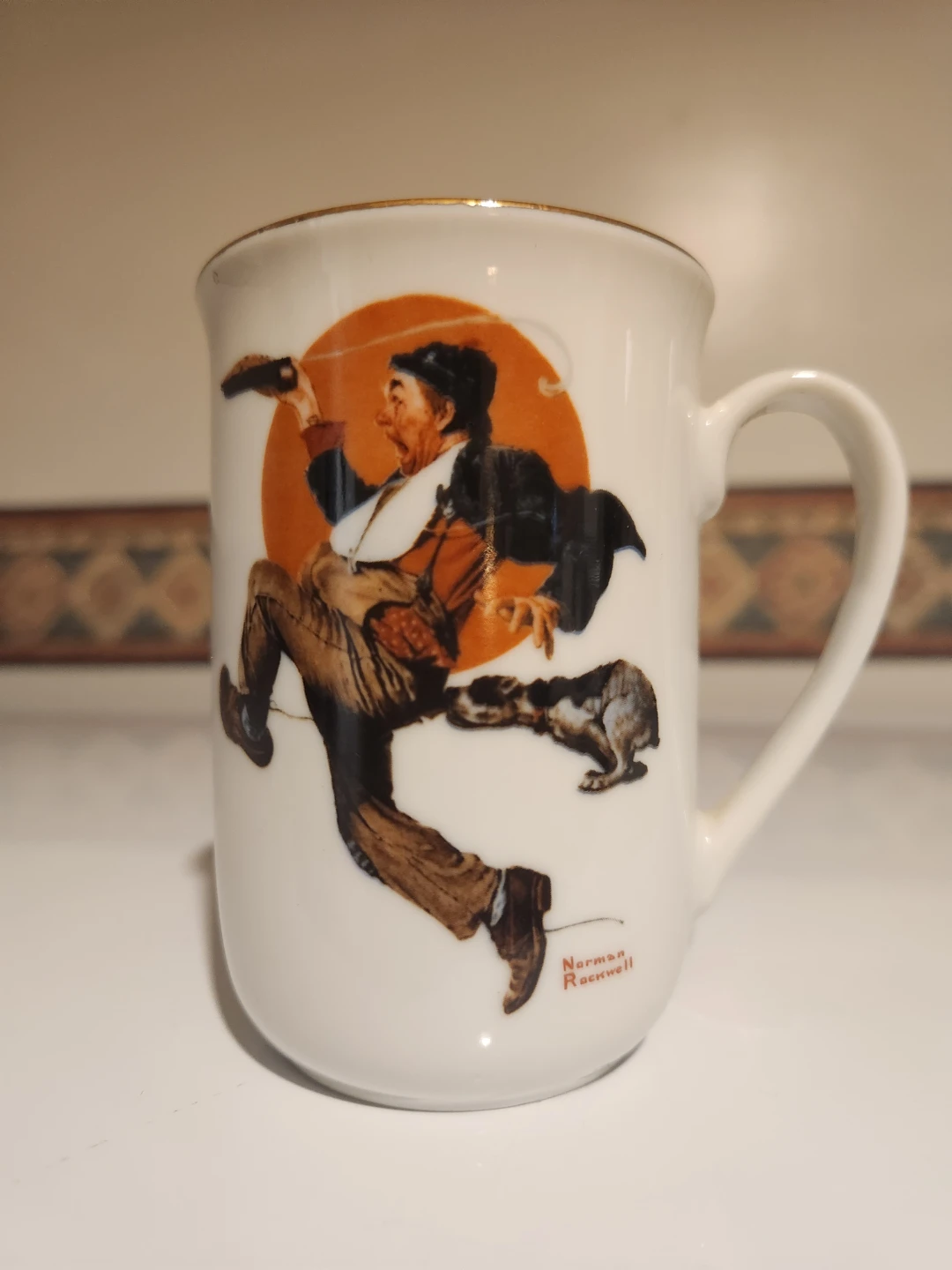 Norman Rockwell "The Hobo" Mug