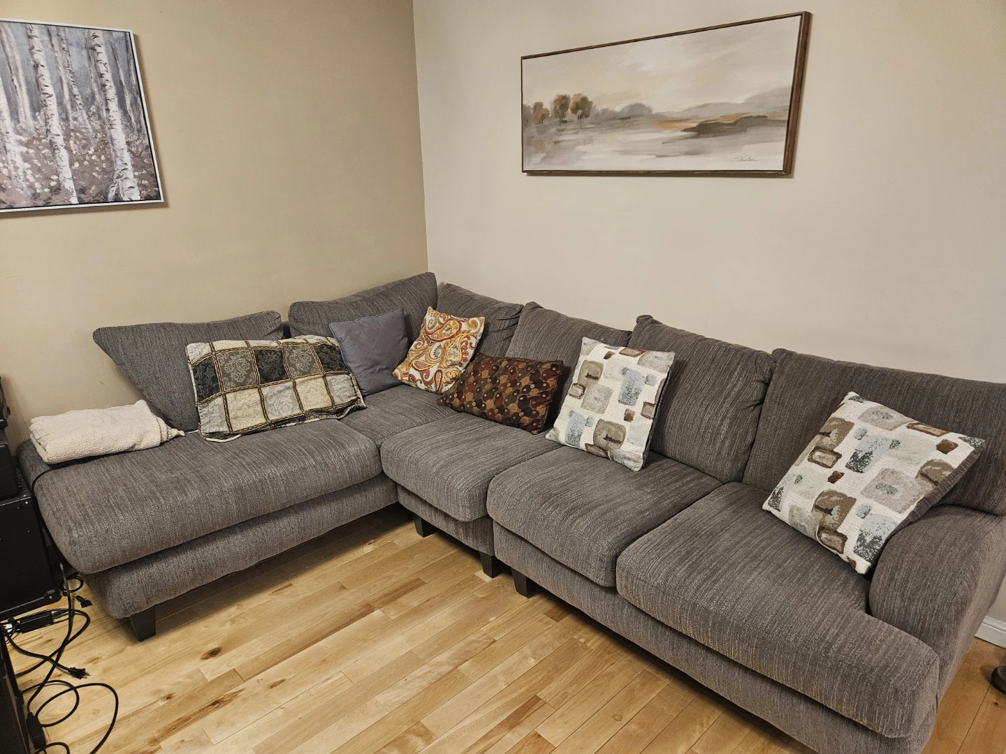 Grey Sectional Sofa Couch
