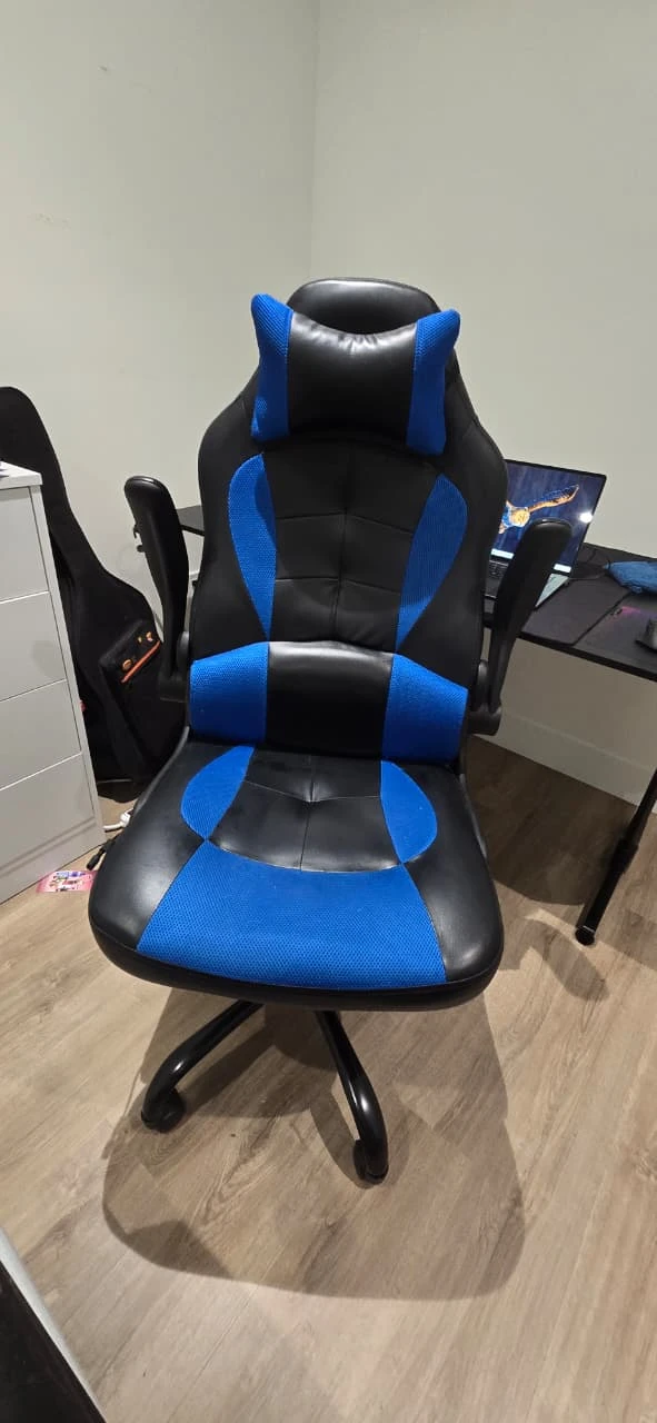 Gaming Chair - Black and Blue