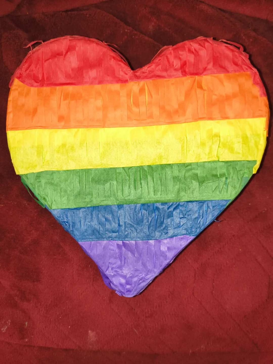 Rainbow Heart Piñata