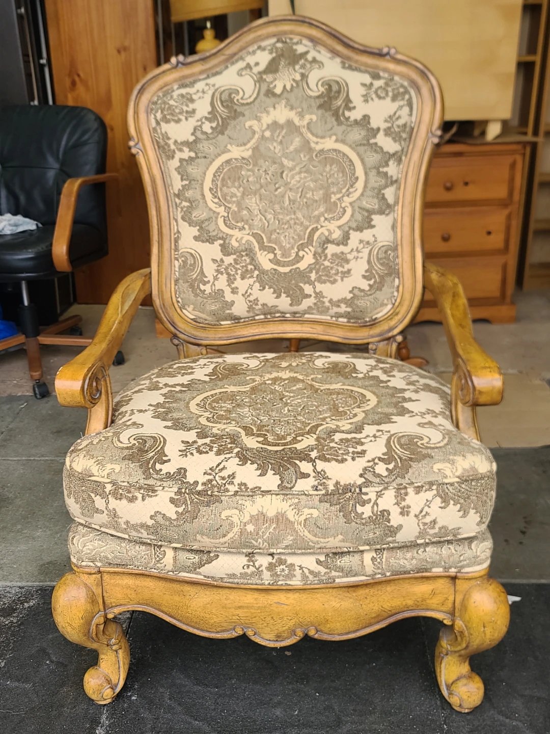 Vintage Ornate Armchair