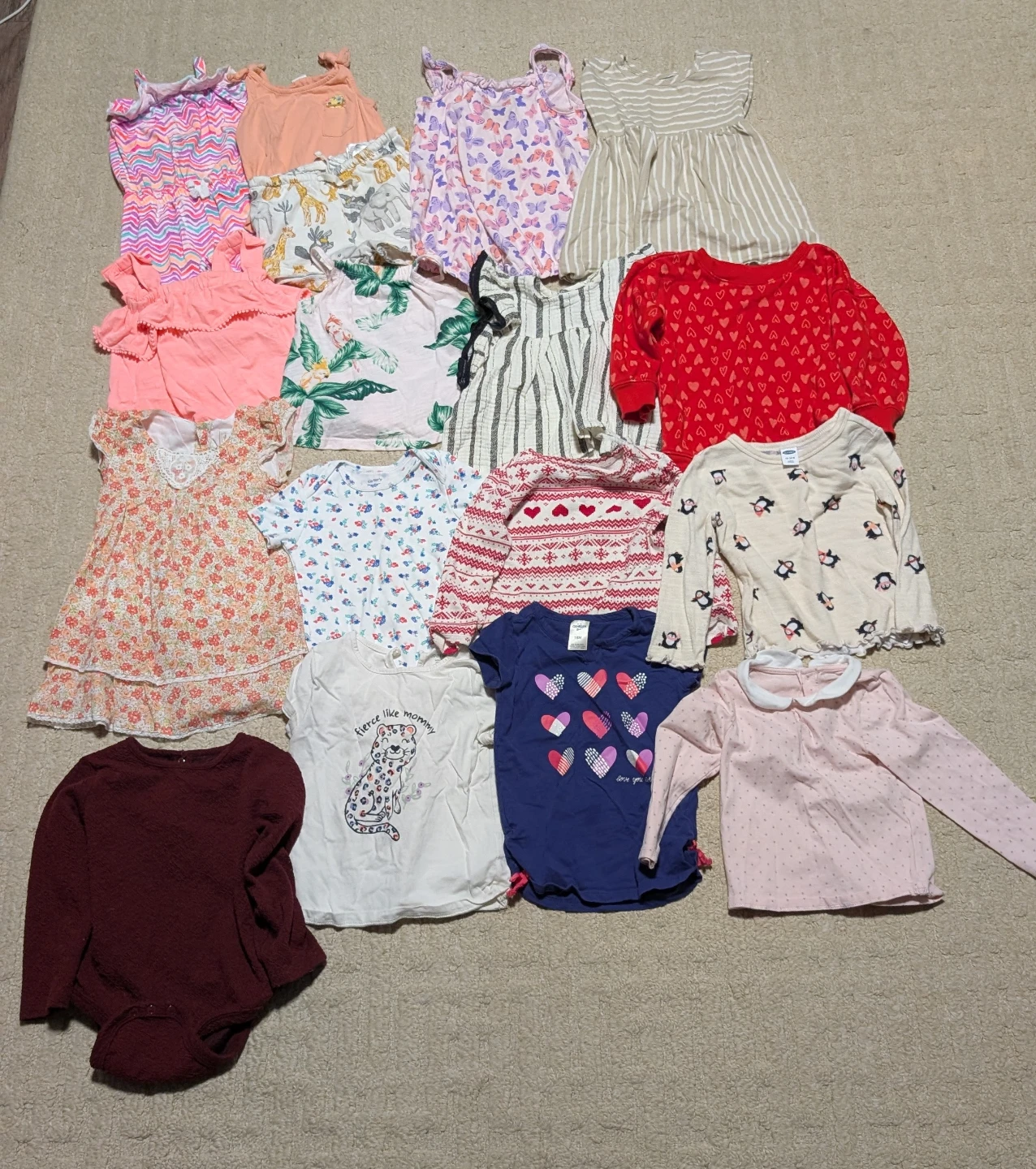 Baby Girl Clothing bundle 18-24 months ( 101 items) - photo 4