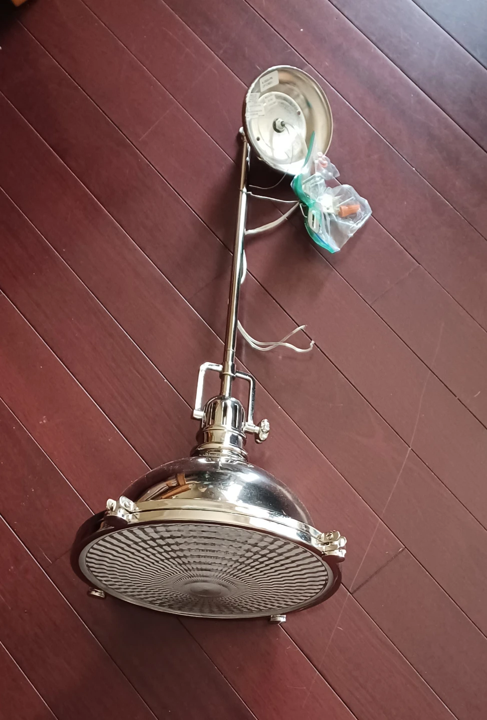 Pendant Light Fixture K-2665-PN Polish Nickel