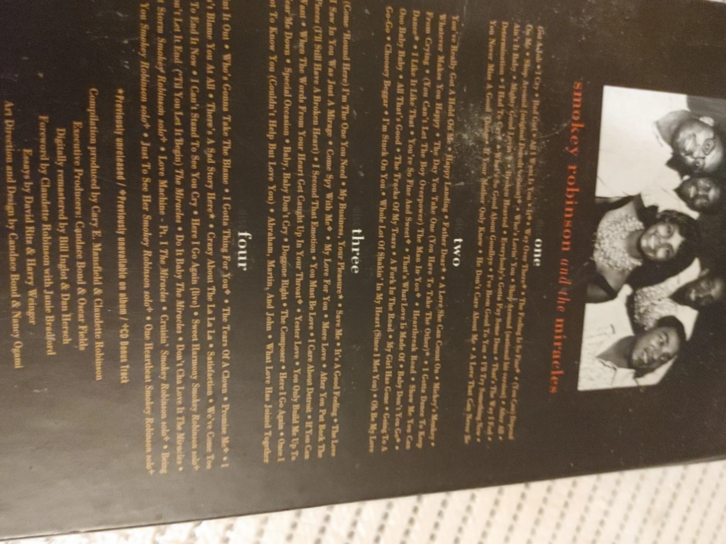Smokey Robinson and the Miracles 35th Anniversary Collection CDs - photo 2