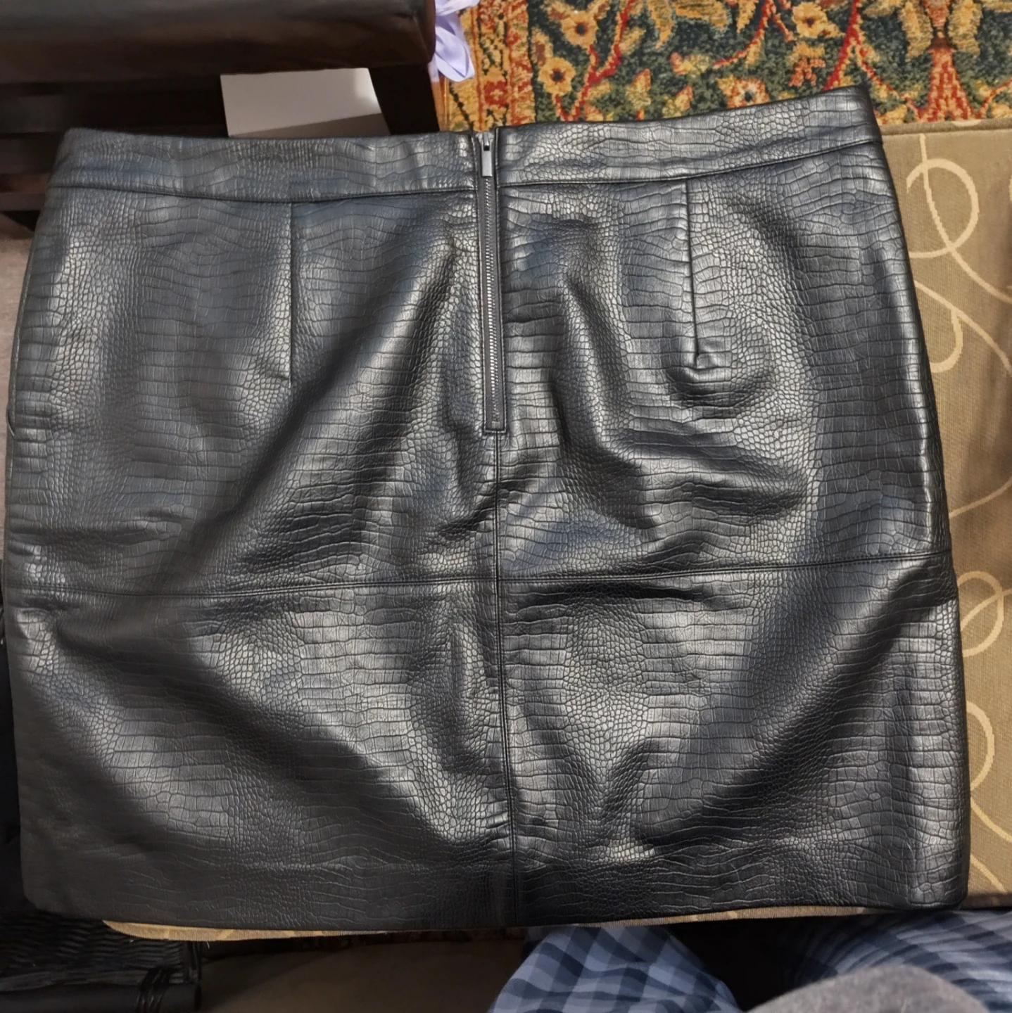 Faux leather Skirt SZ 20 - photo 2