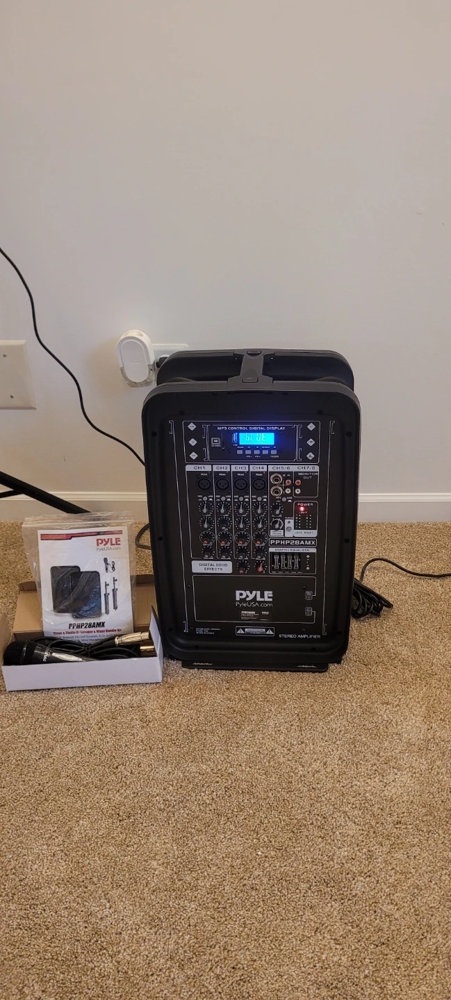Pyle PA Speaker DJ Mixer Bundle - photo 3