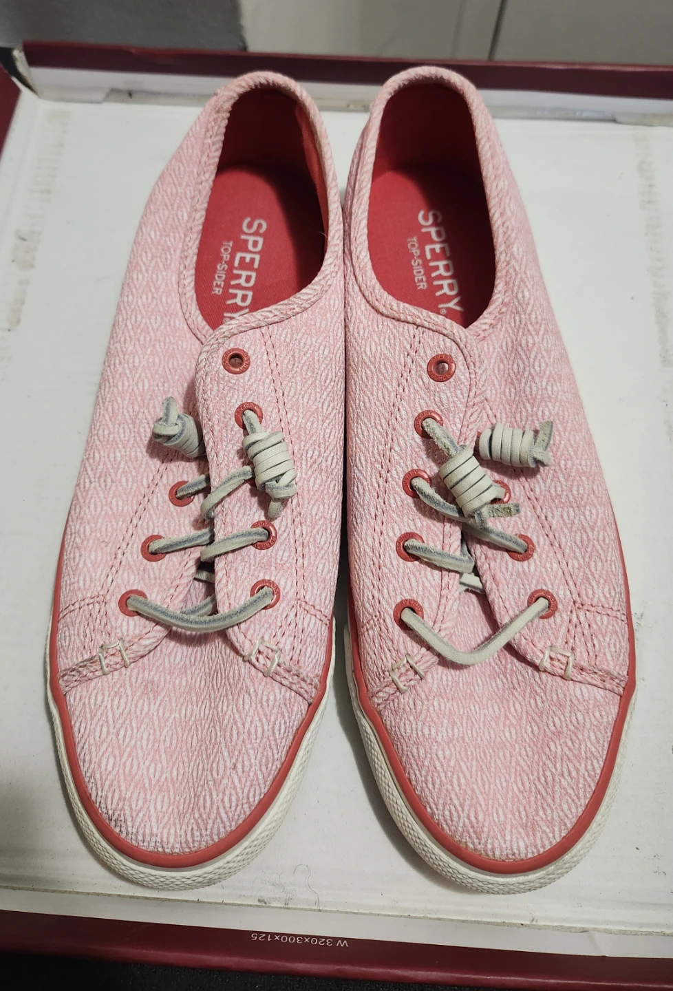Sperry Top-Sider Pink Canvas Sneakers