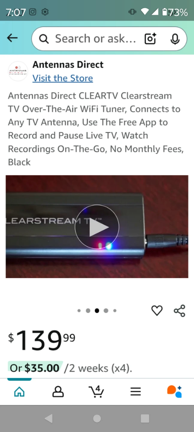 TV Tuner & Antenna Amplifier (ClearStream TV Digital Tuner) - photo 3
