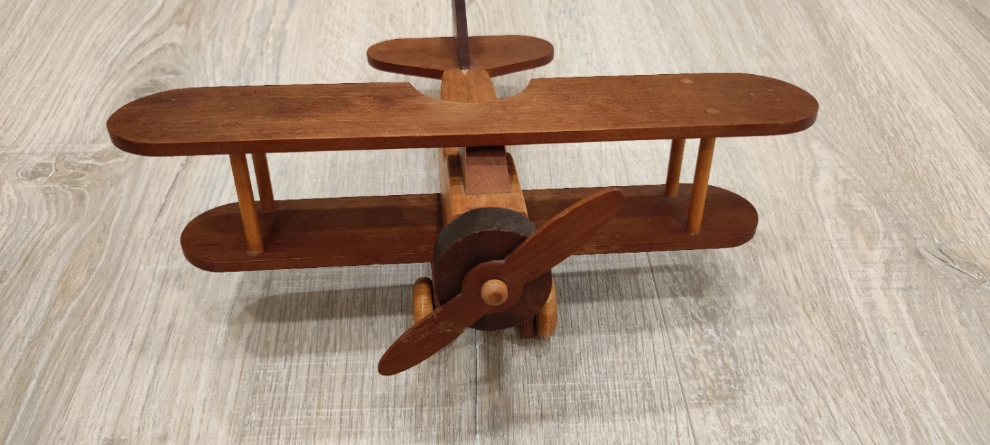 Wooden Biplane Decor - photo 2