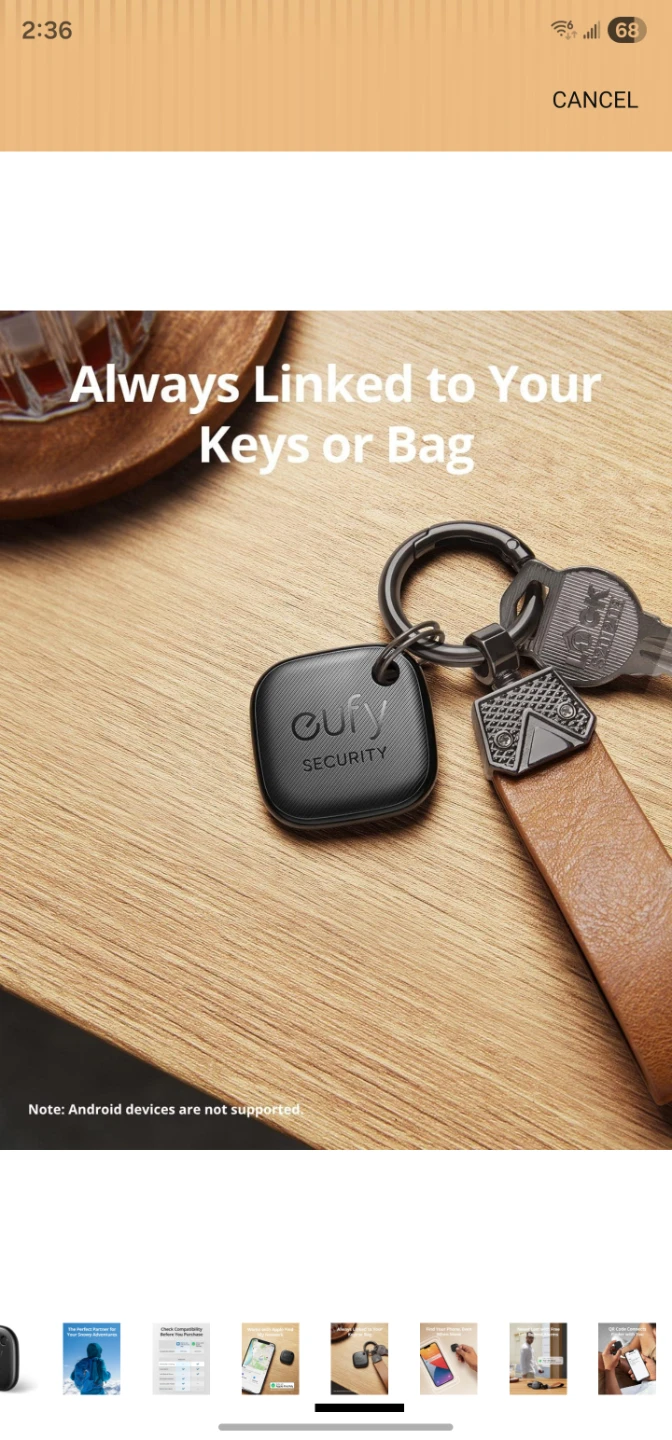New EUFY Security Bluetooth Item Tracker/Finder - photo 3